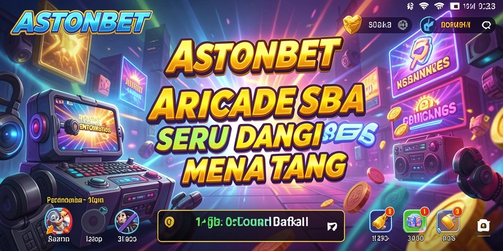 Tampilan gameplay menantang dari ASTONBET yang penuh warna.