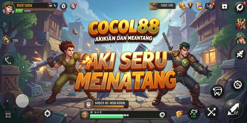 Tangkapan layar dari gameplay COCOL88 yang penuh aksi