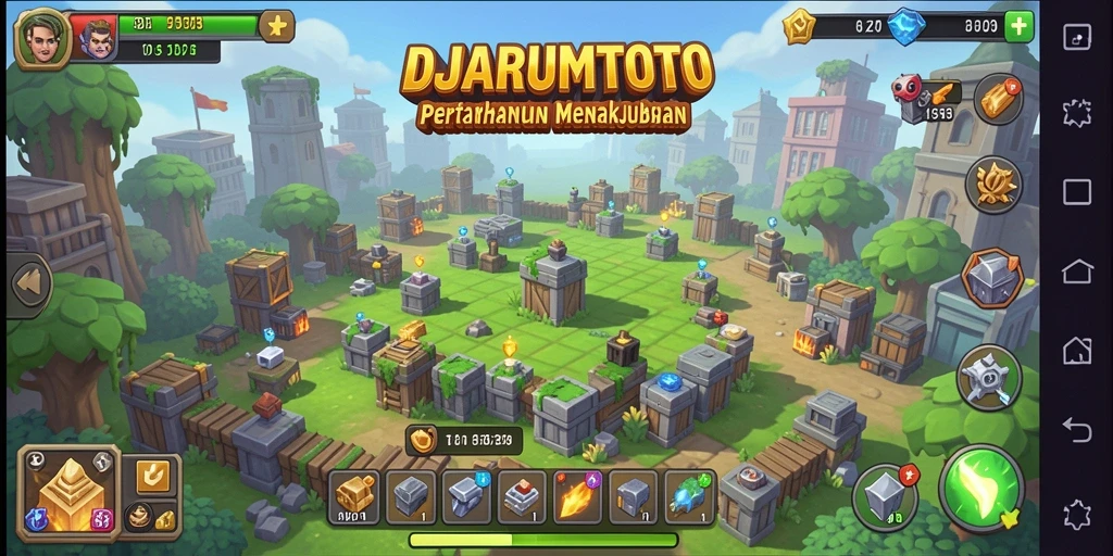 Tampilan gameplay DJARUMTOTO yang menarik dan penuh aksi.
