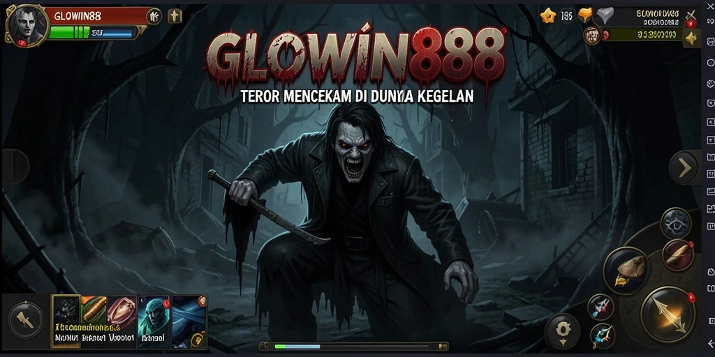 Screenshoot utama GLOWIN88 menampilkan momen gameplay Horror yang mendebarkan.