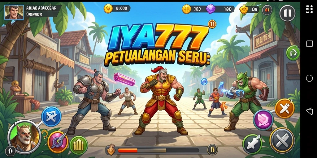 Tampilan gameplay seru dari IYA777 dalam aksi arcade.