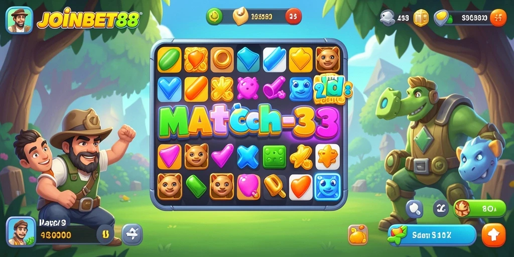 Gameplay seru dan berwarna dari JOINBET88 di layar smartphone.