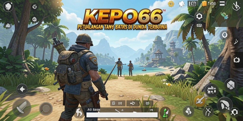 Screenshot utama KEPO66 menunjukkan gameplay yang seru di dunia terbuka.