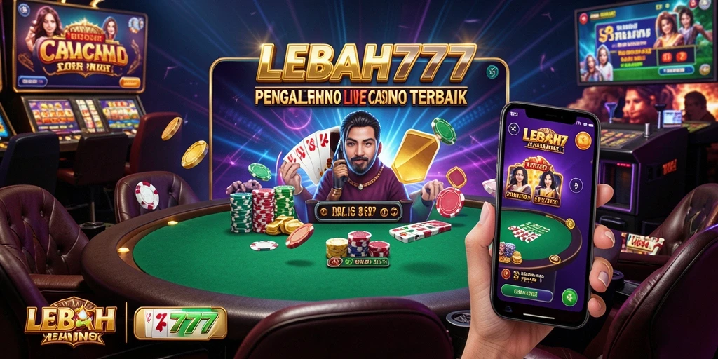 Tampilan gameplay Live Casino yang mendebarkan di LEBAH777.