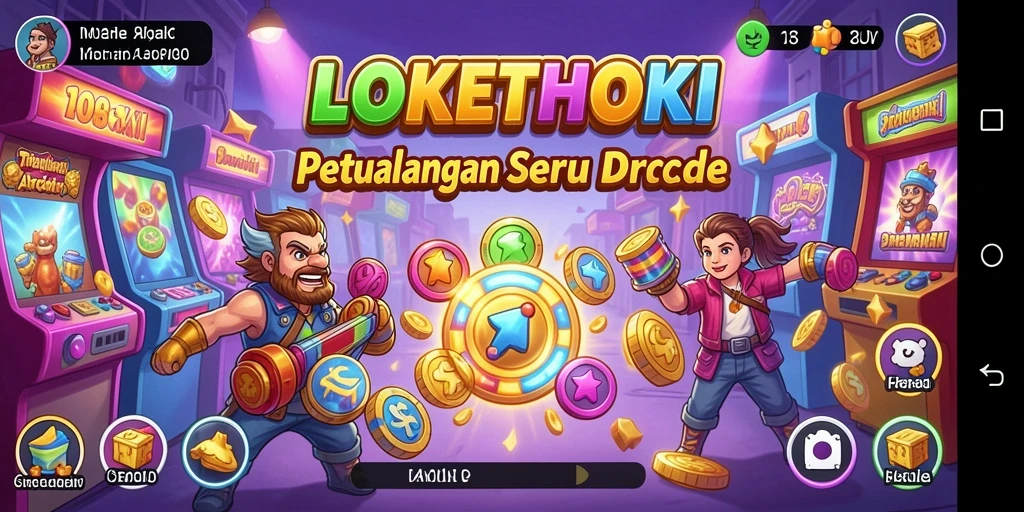Gameplay seru LOKETHOKI yang penuh tantangan dan warna.
