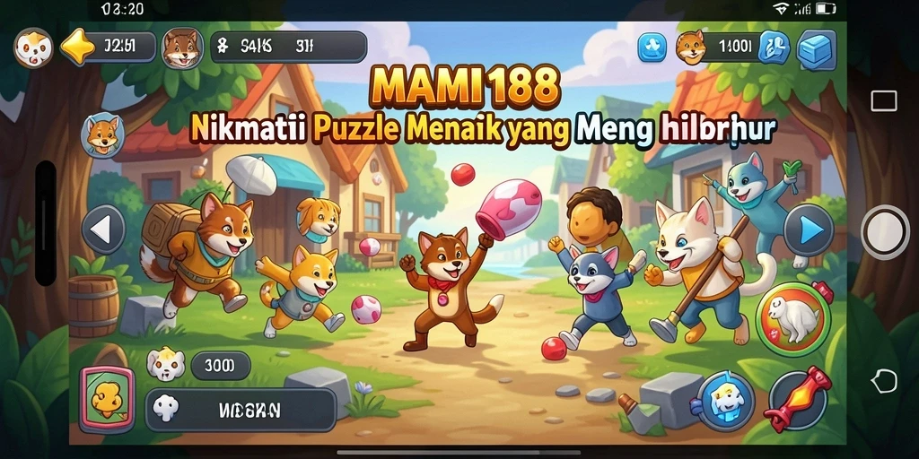 Tampilan gameplay MAMI188 yang menantang dengan berbagai puzzle menarik.