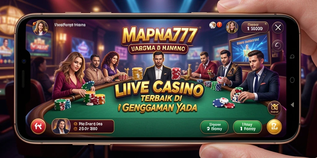 Screenshot gameplay Live Casino mengasyikkan di MAPNA777.
