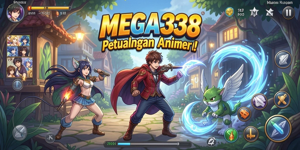 Tampilan penuh warna dari gameplay MEGA338 yang menarik.