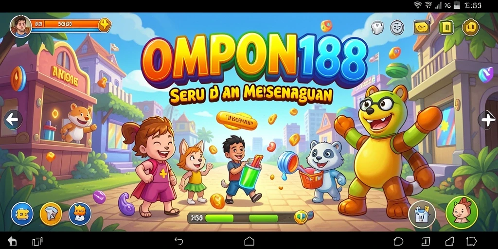 Tampilan gameplay OMPONG188 yang menegangkan dan interaktif.