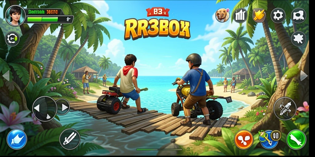 Screenshot menampilkan gameplay mendebarkan di RR33.