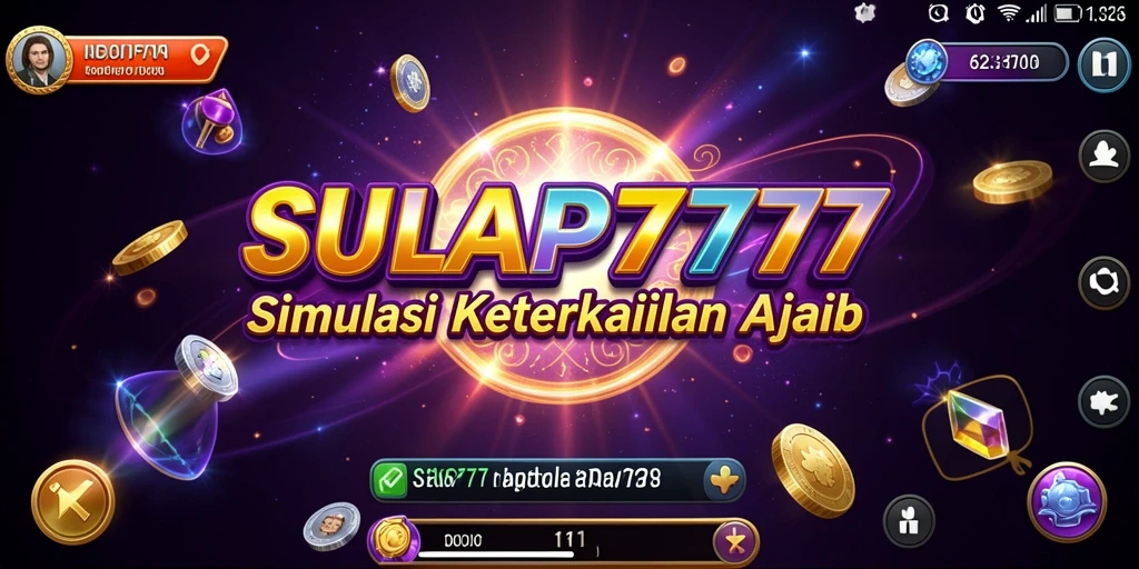 Tampilan gameplay SULAP777 yang penuh warna dan menarik.