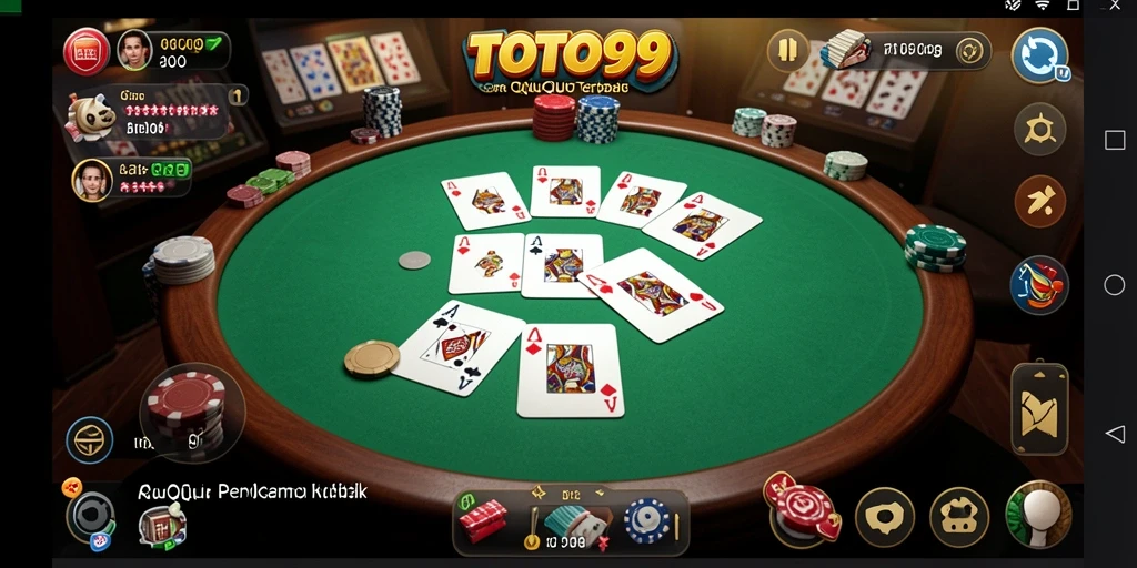 Tampilan gameplay seru dan interaktif dari TOTO99.