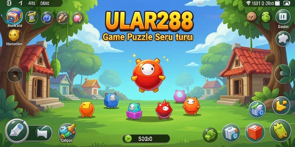 Gameplay ULAR288 dengan tantangan Puzzle yang menarik dan menyenangkan.