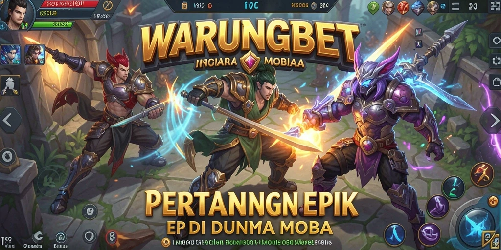 Tampilan menarik dari pertempuran seru di WARUNGBET.
